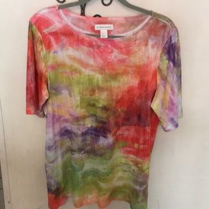 Women’s shirt short sleeves size L  Dress Barn